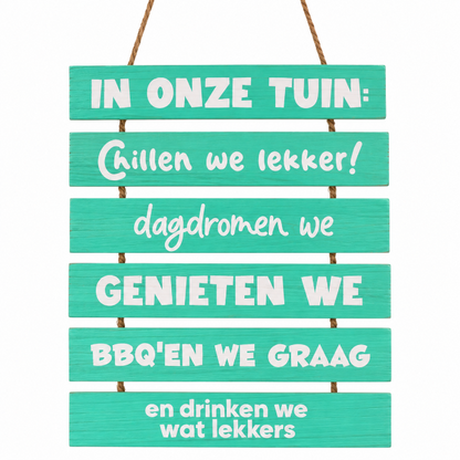 houten-bordje-tuinladder-in-onze-tuin