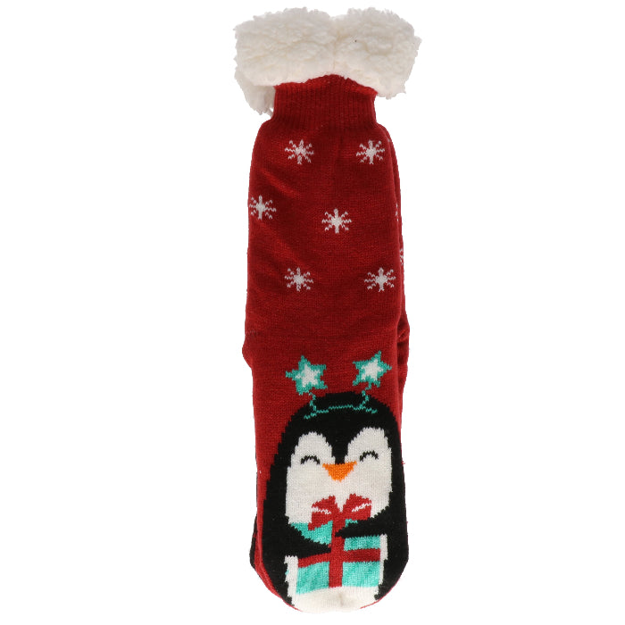  sherpa-sokken-pinguin-rood-maat-36-43