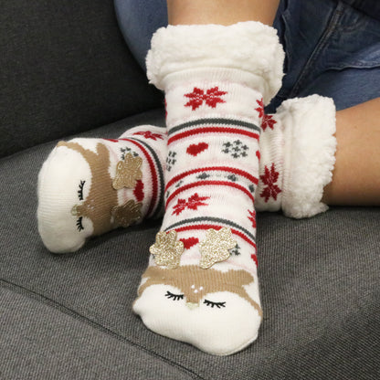 sherpa-sokken-hert-wit-rood-maat-36-43