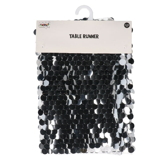 tafelloper-zilver-30-x-182-cm