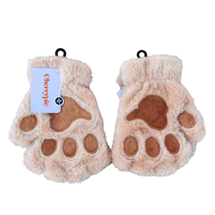 Handschoen-Klauw-Off-White-Beige