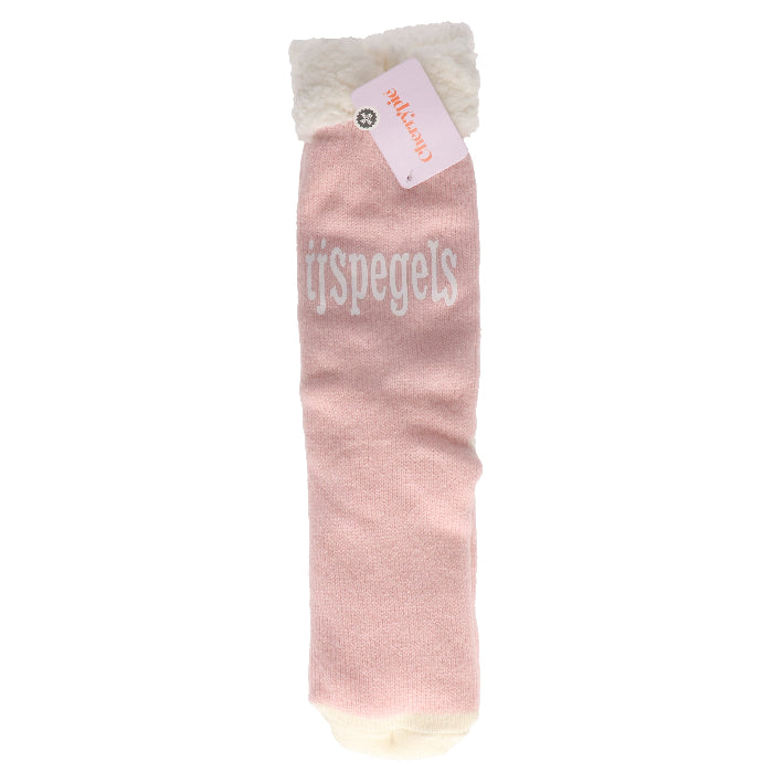 sherpa-sokken-ijspegels-roze-wit-one-size