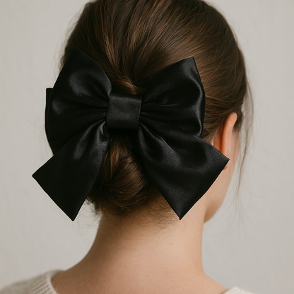 haarclip-strik-zwart