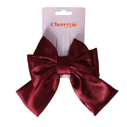 haarclip-strik-burgundy