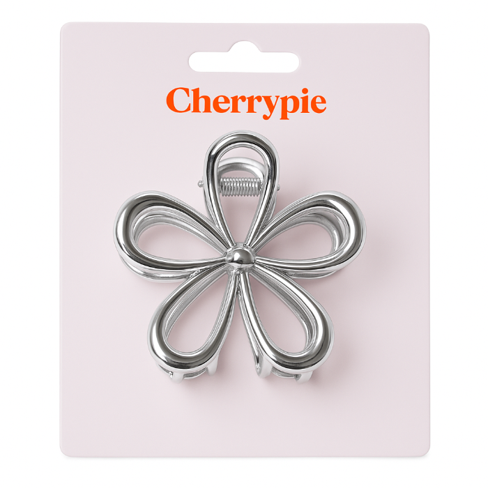 haarclip-bloem-zilver