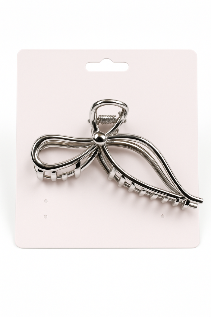 haarclip-strik-zilver