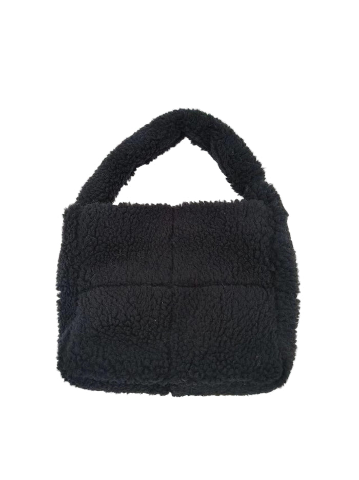 Handtas Teddy Blokken Zwart