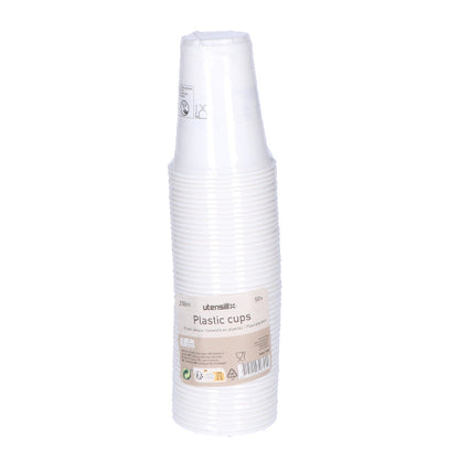 plastic-beker-wit-200ml-50-stuks