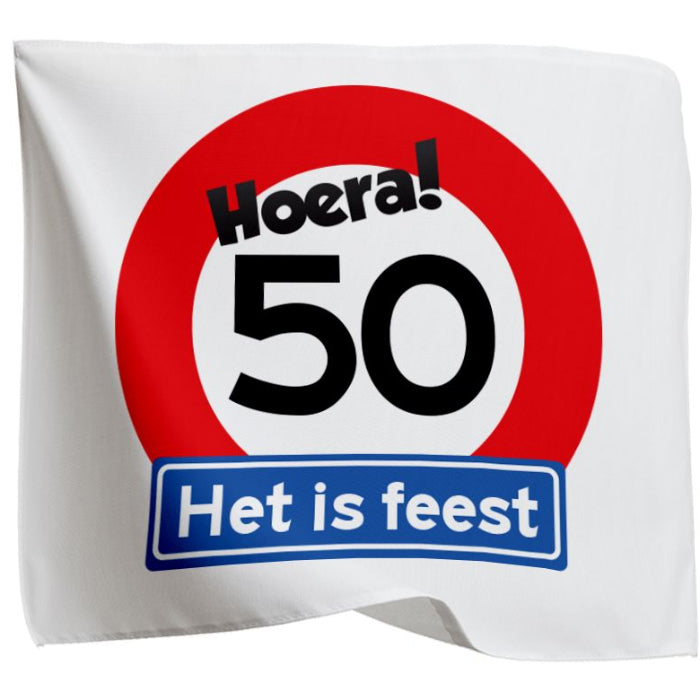 vlag-50-jaar-rood-wit-95-x-95cm