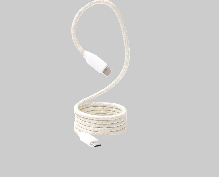 Magnetisch oprolbare kabel USB-C USB-C 1m