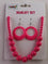 Sieradenset-neon-roze
