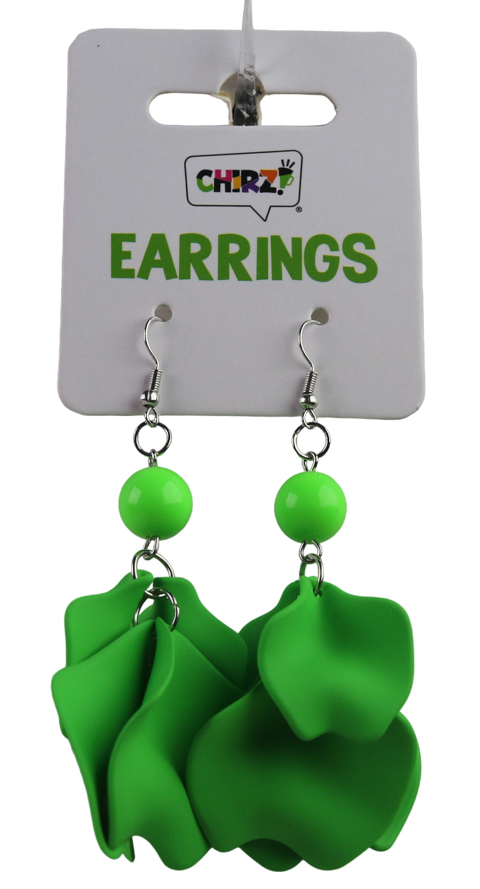 Oorbellen-neon-groen