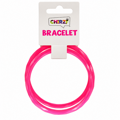 armbanden-neon-roze-set-2-stuks