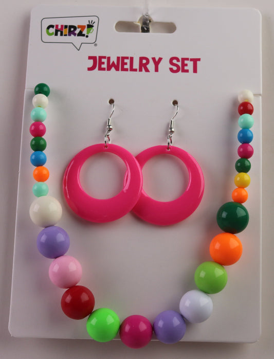 Oorbellen-muzieknoot-roze