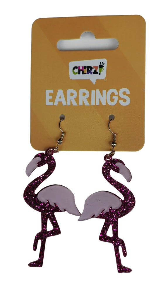 Oorbellen-flamingo-roze