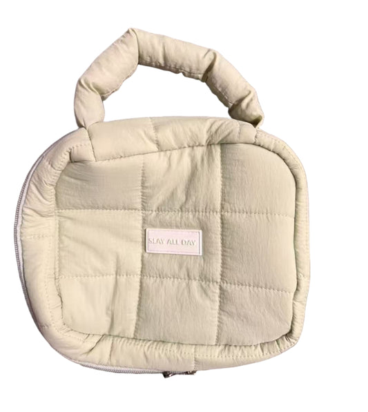 Make-up tas medium mint groen