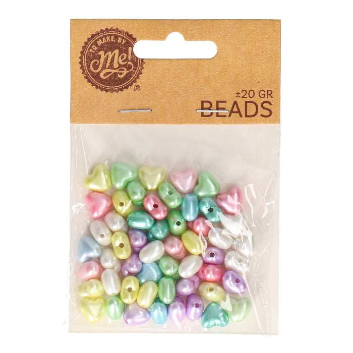 kralen-hart-metallic