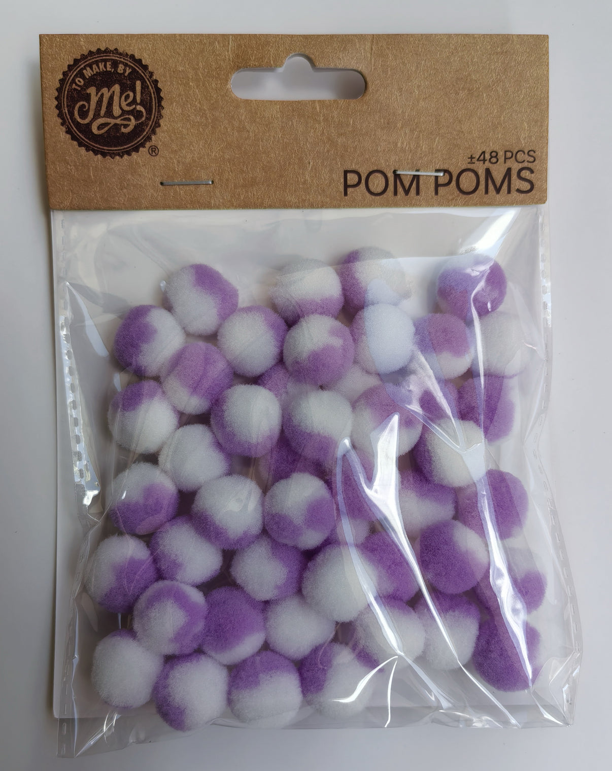 Guirlande Lumineuse LED 20 Pompons Lilas Et Blanc - Fées, à Piles, 2m, Intérieur