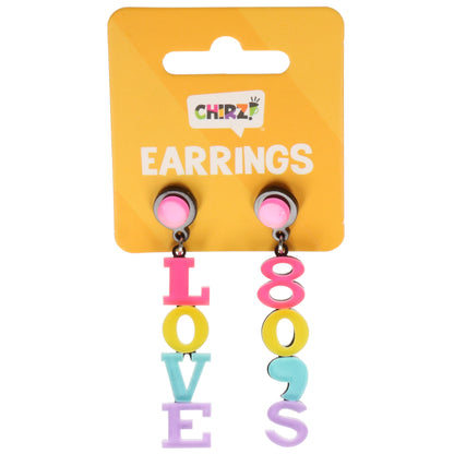 Oorbellen Love 80's