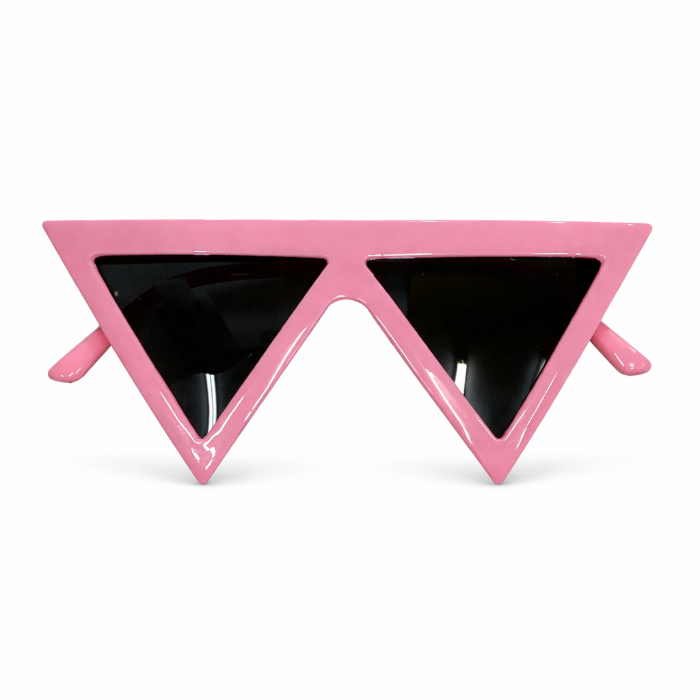 Partybril-driehoek-roze