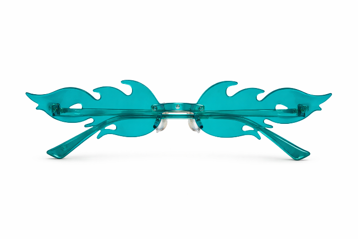 Partybril-vlam-blauw