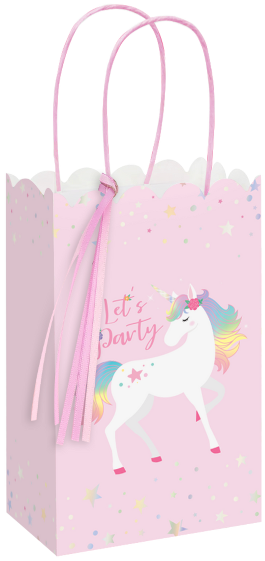 Cadeautasjes - 4 stuks - Unicorn