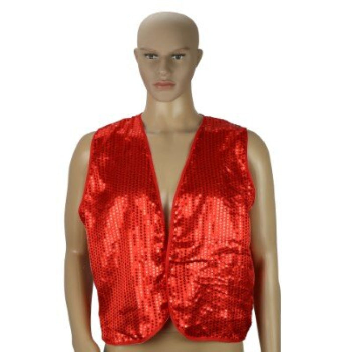 gilet-pailletten-rood-one-size