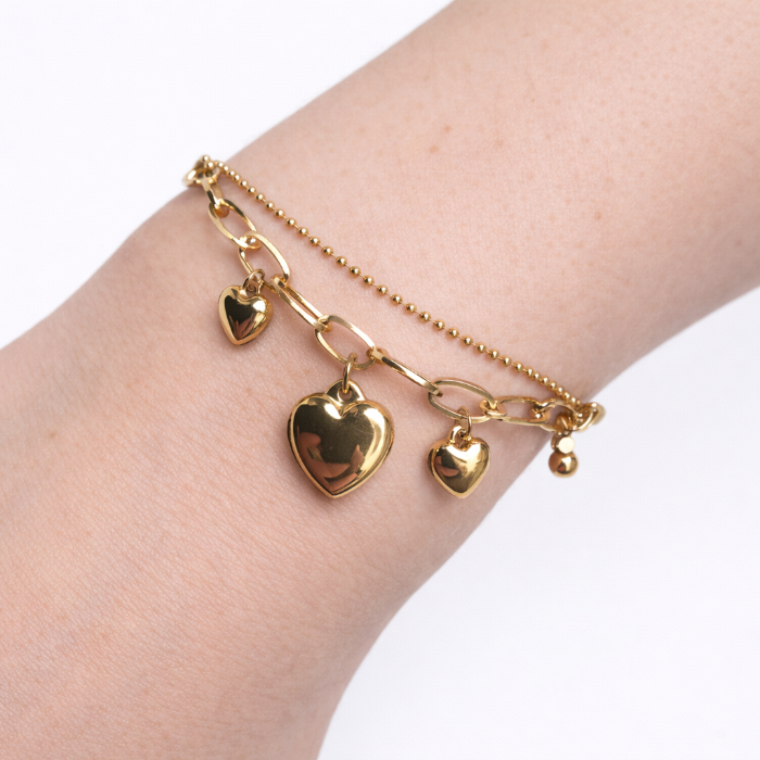 armband-bedelhartjes-goud-761