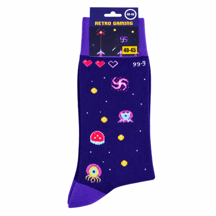 sokken-funny-retro-games-maat-40-45