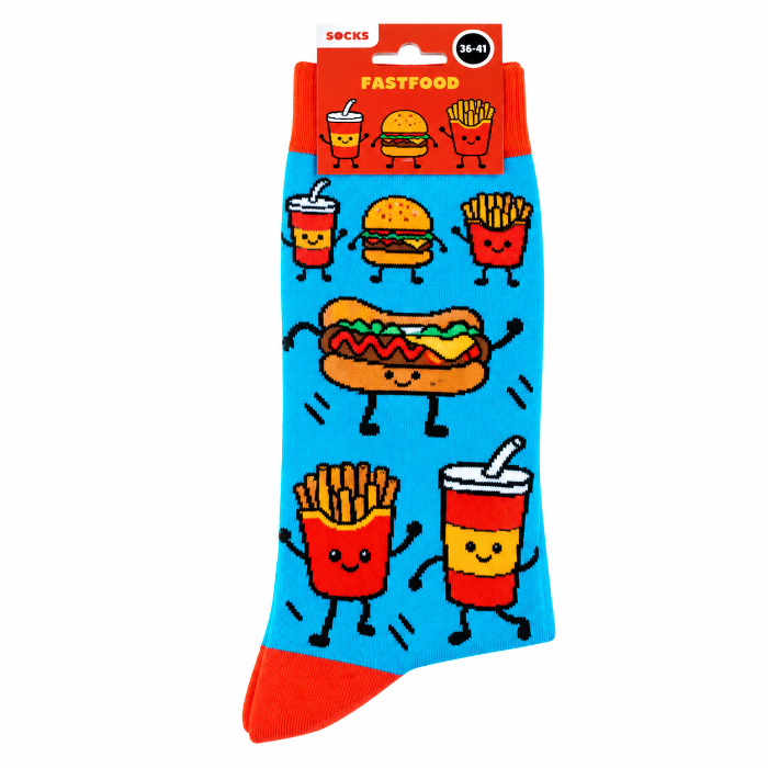 sokken-funny-fast-food-maat-36-41
