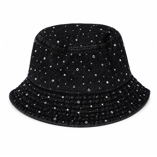 buckethoed-denim-zwart-diamantjes-346