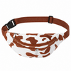 Heuptas koeienprint crossbody