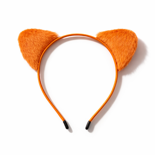 diadeem-oranje-met-kattenoren