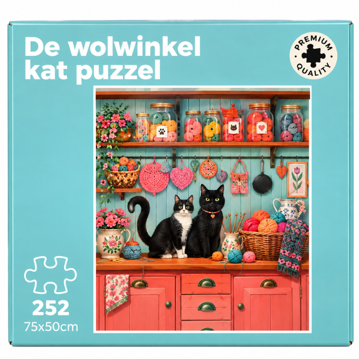 puzzel-de-wol-winkel-kat-252-stuks