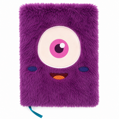 monster-pluizig-notitieboek-a5-paars