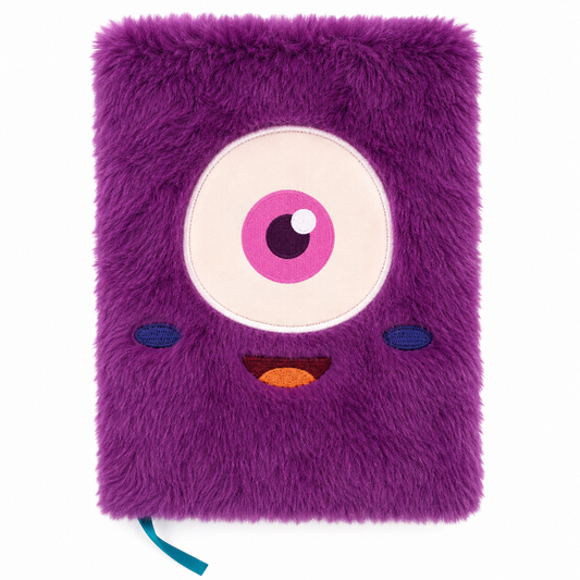 monster-pluizig-notitieboek-a5-paars