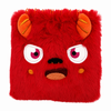 monster-mini-pluizig-notitieboek-rood