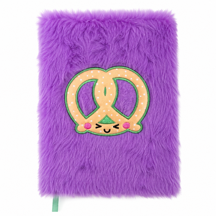 kawaii-pluizig-notitieboek-a5-pretzel