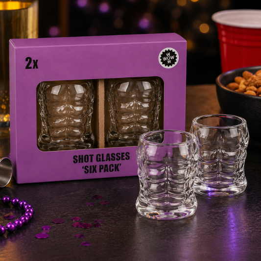 Shotglaasjes Sixpack 2 stuks