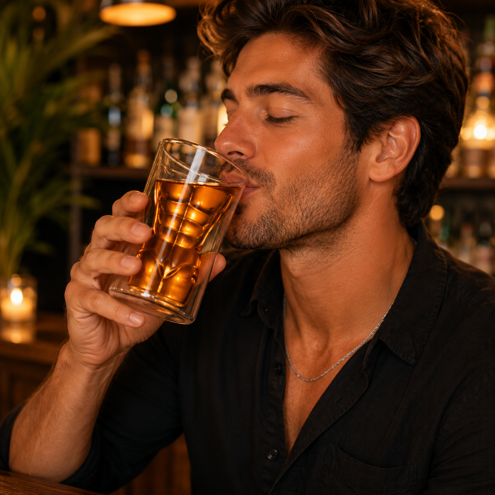dubbelwandig-glas-man