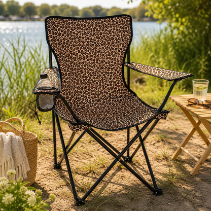 Campingstoel panterprint