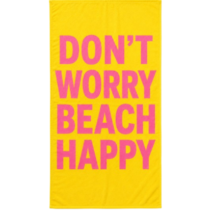 Strandlaken Don't worry beach happy