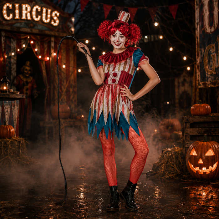 Kostuum Clown - dames (S/M)