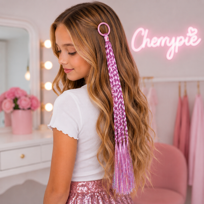haarextensies-gevlochten-roze-met-glitter