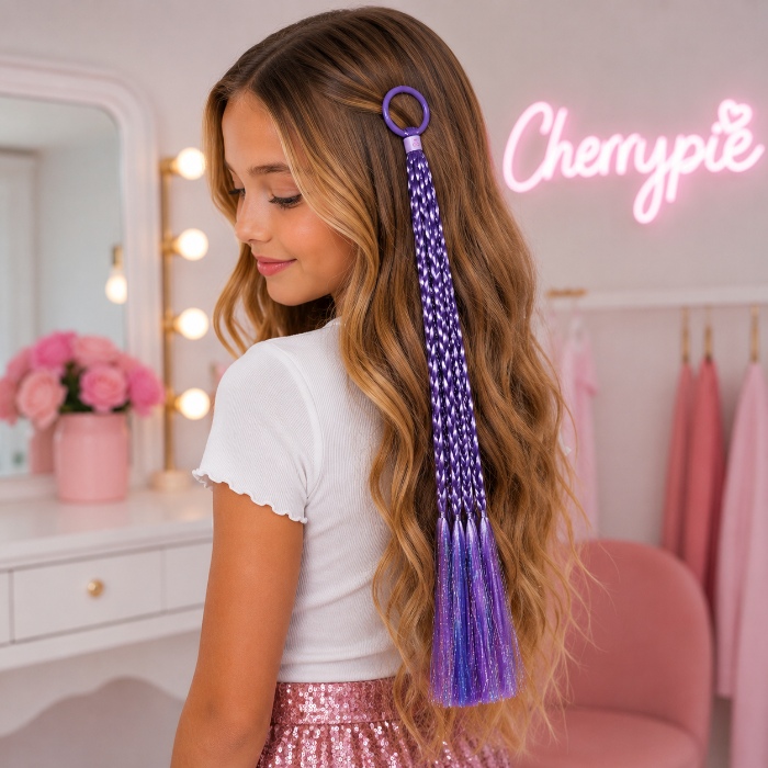 haarextensies-gevlochten-lichtpaars-met-glitter