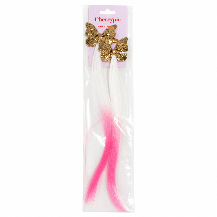 Haarextensions met vlinder gradient 2 stuks