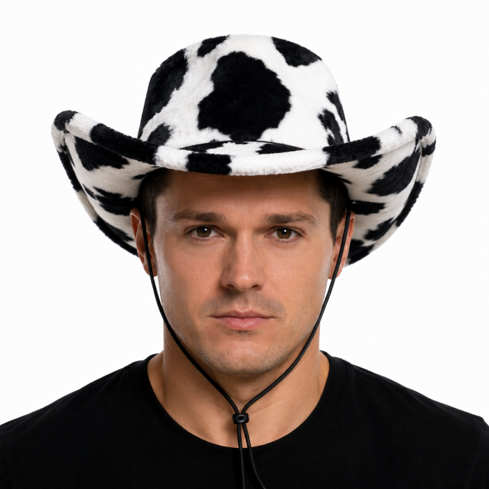 cowboyhoed-koe-pluche