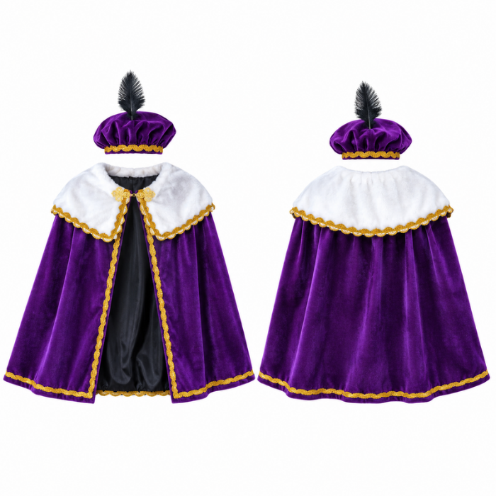 pietencape-met-kraag-muts-paars-one-size