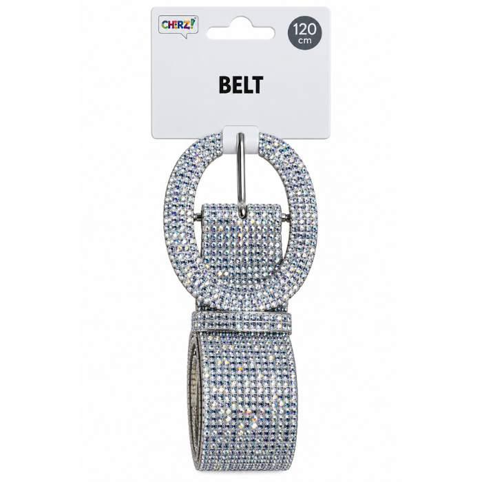 riem-glitterzilver-120cm