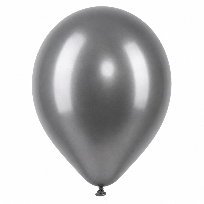 Ballonnen Metallic - Zilver - 30cm - 10 
stuks